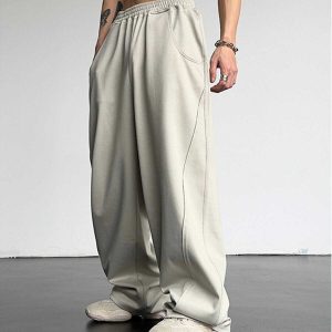 youthful high waist pants   sleek & trendy streetwear 1392