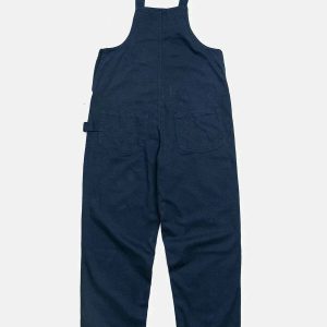 youthful labelled baggy overalls streetwear icon 6343