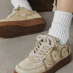 youthful look letters casual shoes streetwise & trendy 8521
