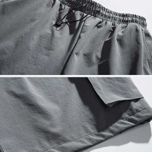 youthful loose side pocket shorts   streetwear essential 4260