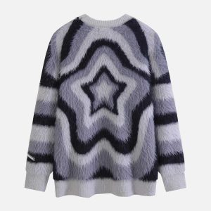 youthful mohair star sweater   iconic & cozy fashion piece 1897