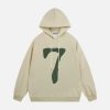 youthful number print hoodie   trending urban streetwear 1293