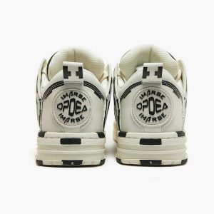 youthful panda skate sneakers starry design & urban chic 7488