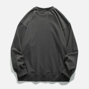 youthful peach heart sweatshirt   quirky & bold design 7882