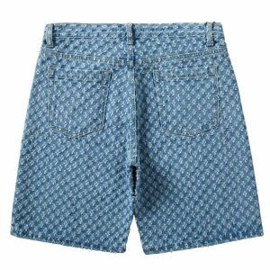 youthful plum ripped denim shorts   streetwear essential 6065