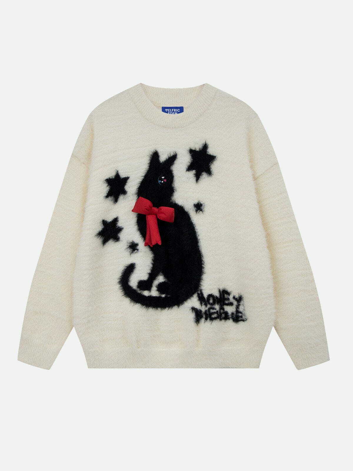 youthful rabbit star sweater   quirky & trendy comfort 7568