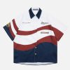 youthful racing vibes shirt   short sleeve & trendy design 4849