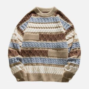 youthful season's soft knit sweater   chic & cozy trend 2308