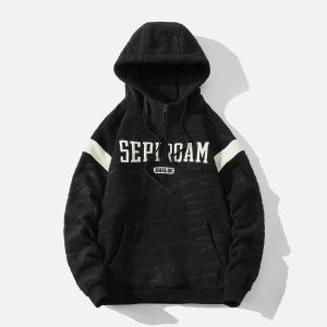youthful seproam embroidered hoodie iconic streetwear 1137