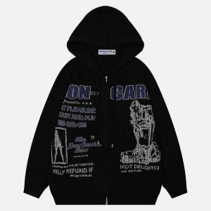 youthful shadow letter hoodie   trending urban streetwear 4659