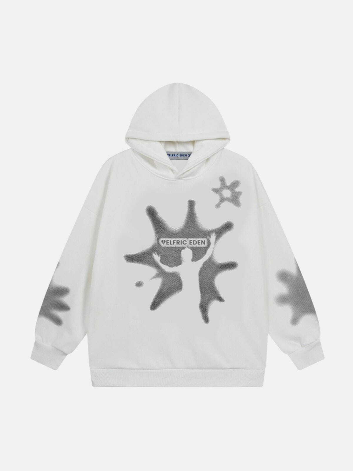 youthful shadow star hoodie   chic urban streetwear 4754