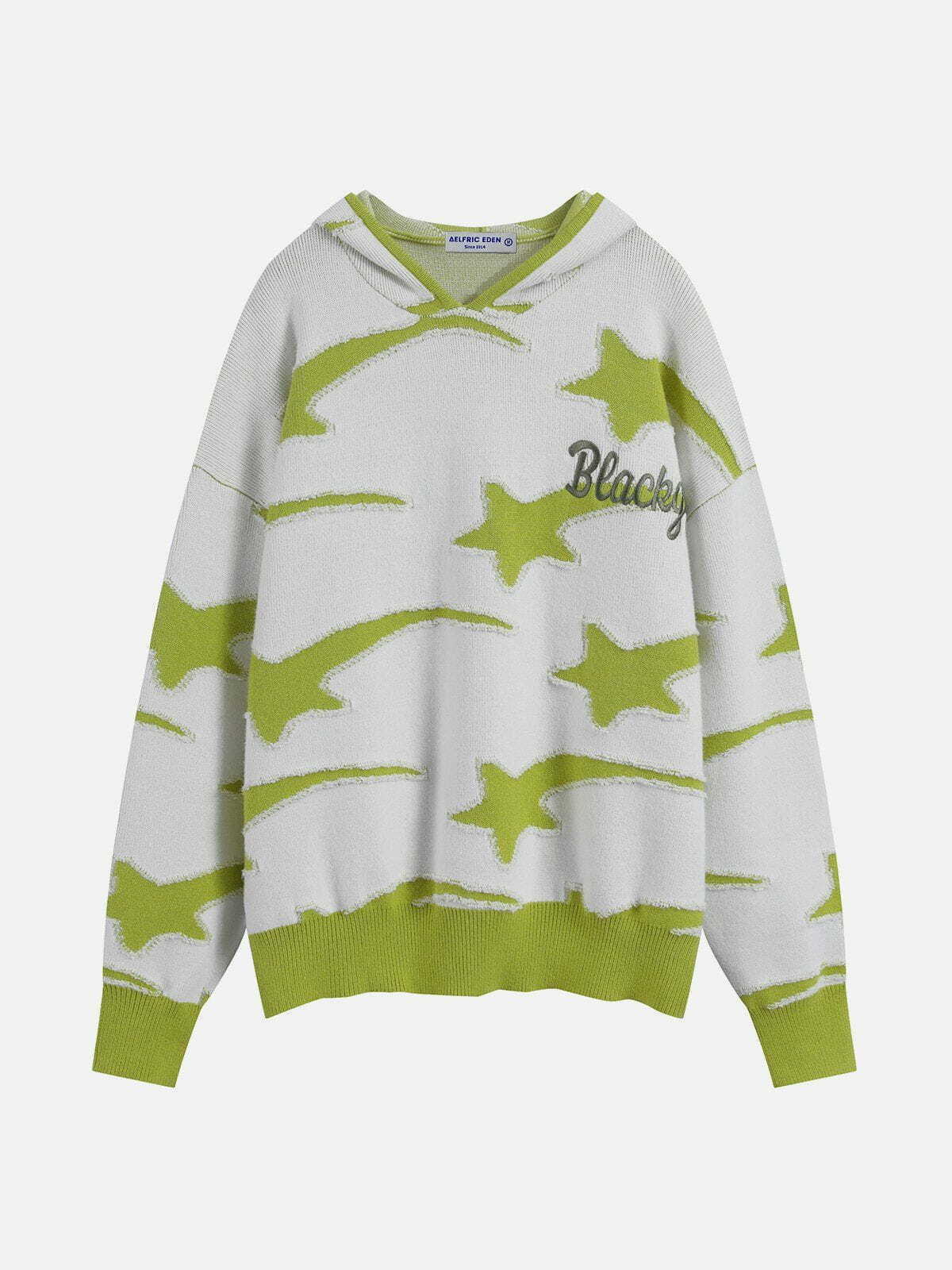 youthful shooting star hoodie eclectic streetwear charm 6444