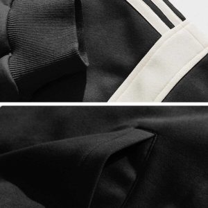 youthful side stripe jacket   sleek urban streetwear 3942