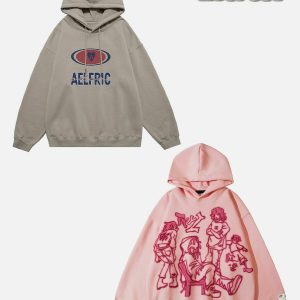 youthful simple letter hoodie   chic & trending streetwear 1010