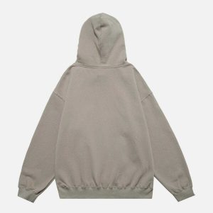 youthful simple letter hoodie   chic & trending streetwear 1714