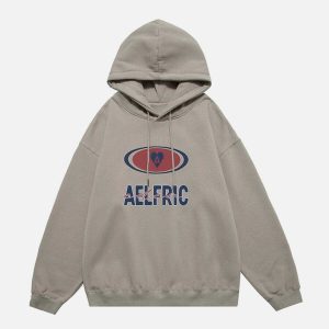 youthful simple letter hoodie   chic & trending streetwear 7599