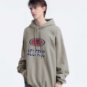 youthful simple letter hoodie   chic & trending streetwear 8158