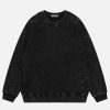 youthful slip pocket sweatshirt washed urban look 3676