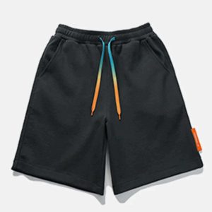 youthful small label drawstring shorts vibrant colors 7376