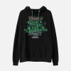 youthful smudge print hoodie dynamic letter design 7689