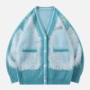 youthful snow tie dye cardigan gradient & chic appeal 5605