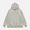 youthful solid knit hoodie   sleek & comfortable design 5551