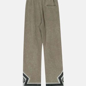 youthful spade patch pants streetwear icon 2664