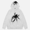 youthful spider towel hoodie embroidery urban chic 2899