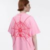 youthful spider web foam tee   quirky urban fashion 4851