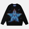 youthful star jacquard sweater   wool blend & urban chic 4628