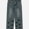 youthful star jeans with foot mouth design trendsetter 1014