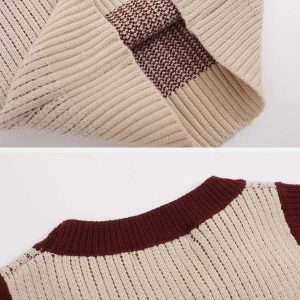 youthful star knit vest   chic & trendy y2k aesthetic 6831