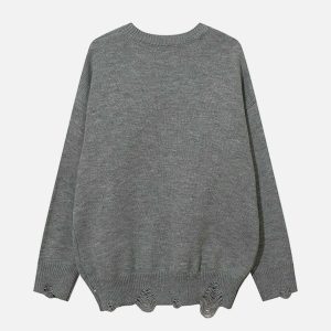 youthful star ribbon sweater   chic & trendy comfort 7005