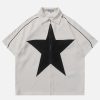 youthful star splicing shirts   chic & trendy streetwear 4119