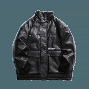 youthful stiwaup black jacket   sleek urban streetwear 6323