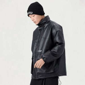 youthful stiwaup black jacket   sleek urban streetwear 6740