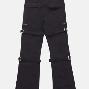 youthful strap design jeans sleek & urban streetwear staple 5764