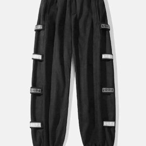 youthful suede sweatpants labeled design & dynamic fit 5439