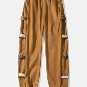 youthful suede sweatpants labeled design & dynamic fit 7460