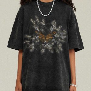 youthful thorns butterfly tee dynamic print design 2258