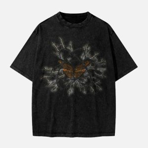 youthful thorns butterfly tee dynamic print design 3702