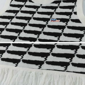 youthful tilt stripes vest   chic & trending streetwear 3762