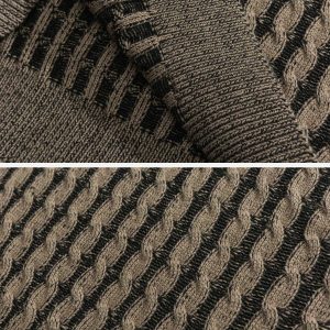 youthful twist turtleneck sweater   chic & dynamic design 1459