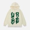 youthful vber print hoodie dynamic streetwear design 8266